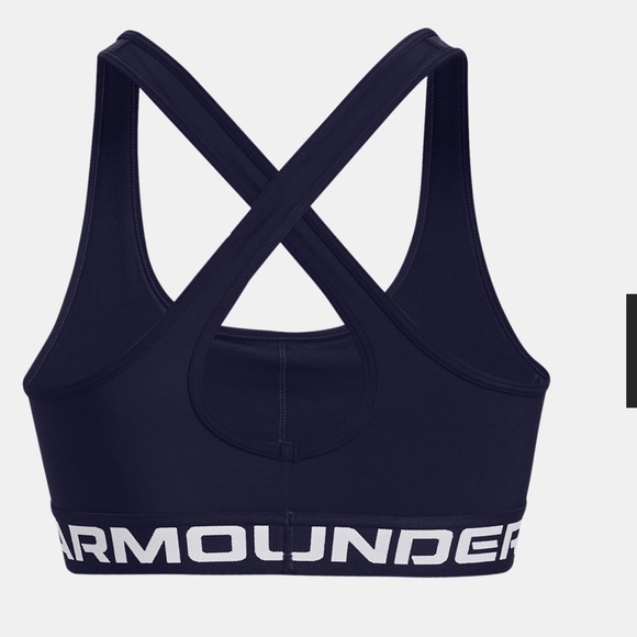 UA Under Armour cross back Mid Bra New Compression New size m - Picture 1 of 5